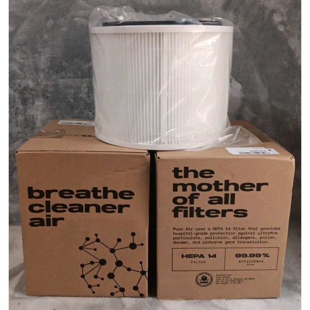2 Genuine PuroAir 400 Air Purifier Replacement Filters HEPA 14